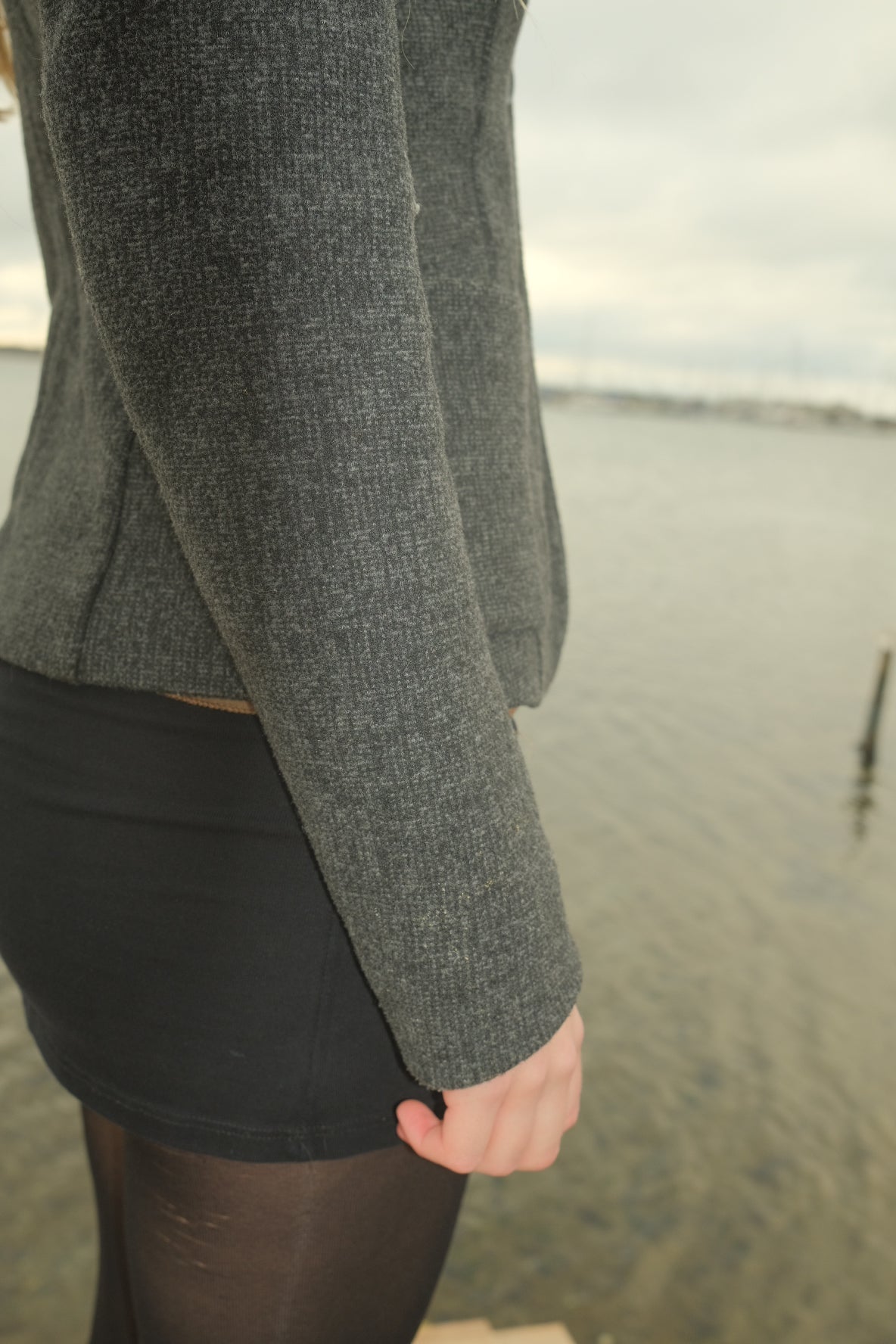 Gray wool blazer from Max&Co.