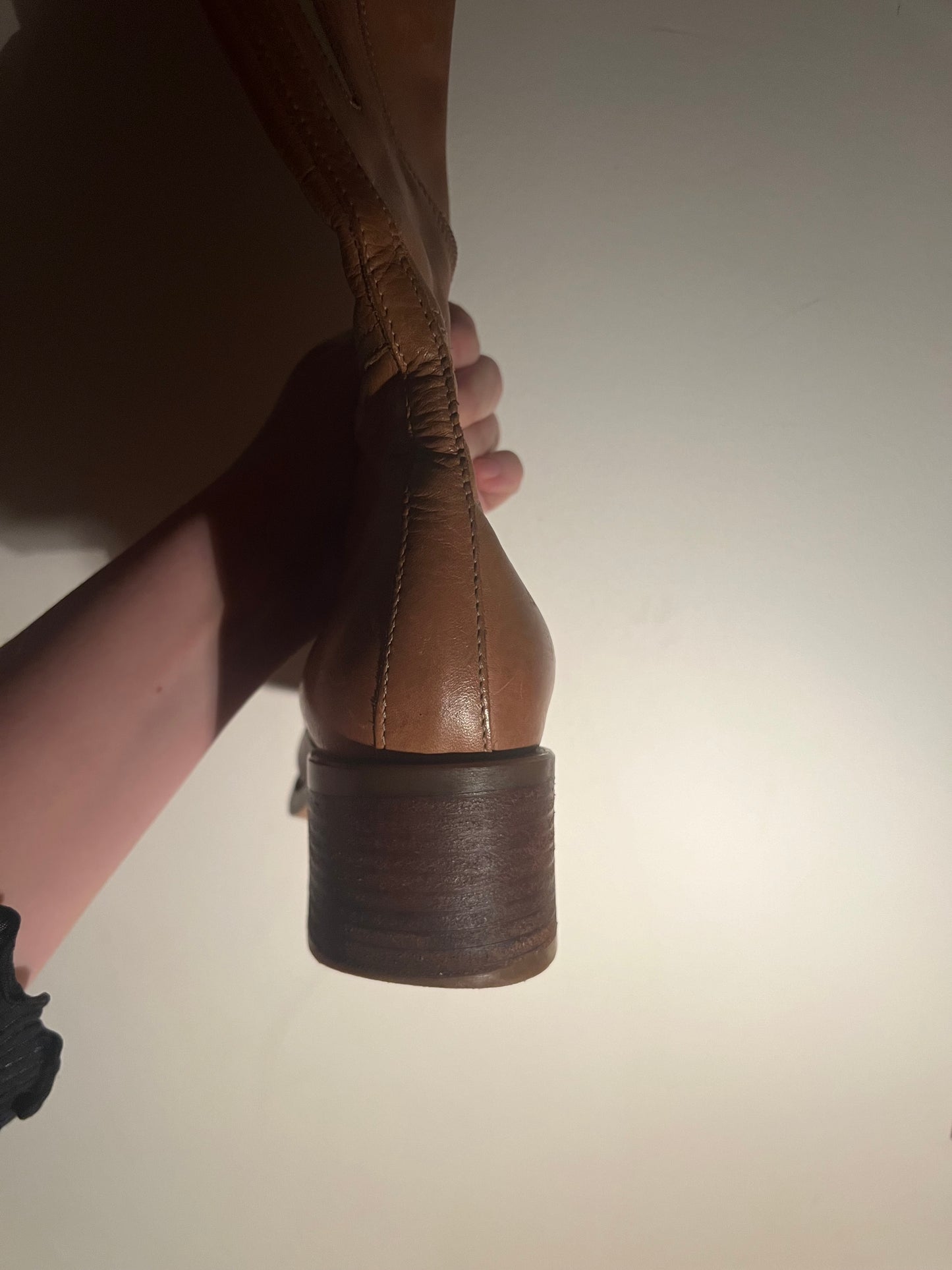 Cognac brown boots from VAGABOND