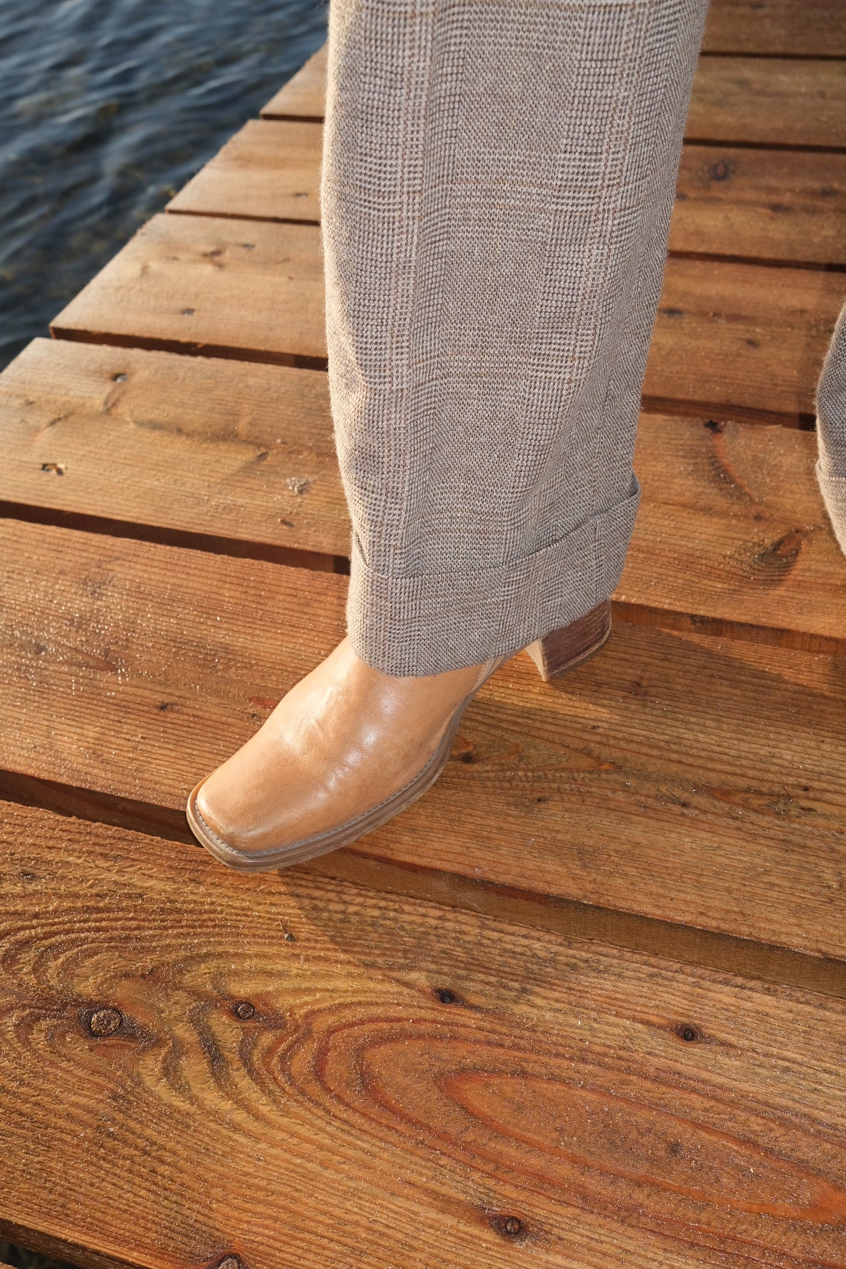 Cognac brown boots from VAGABOND